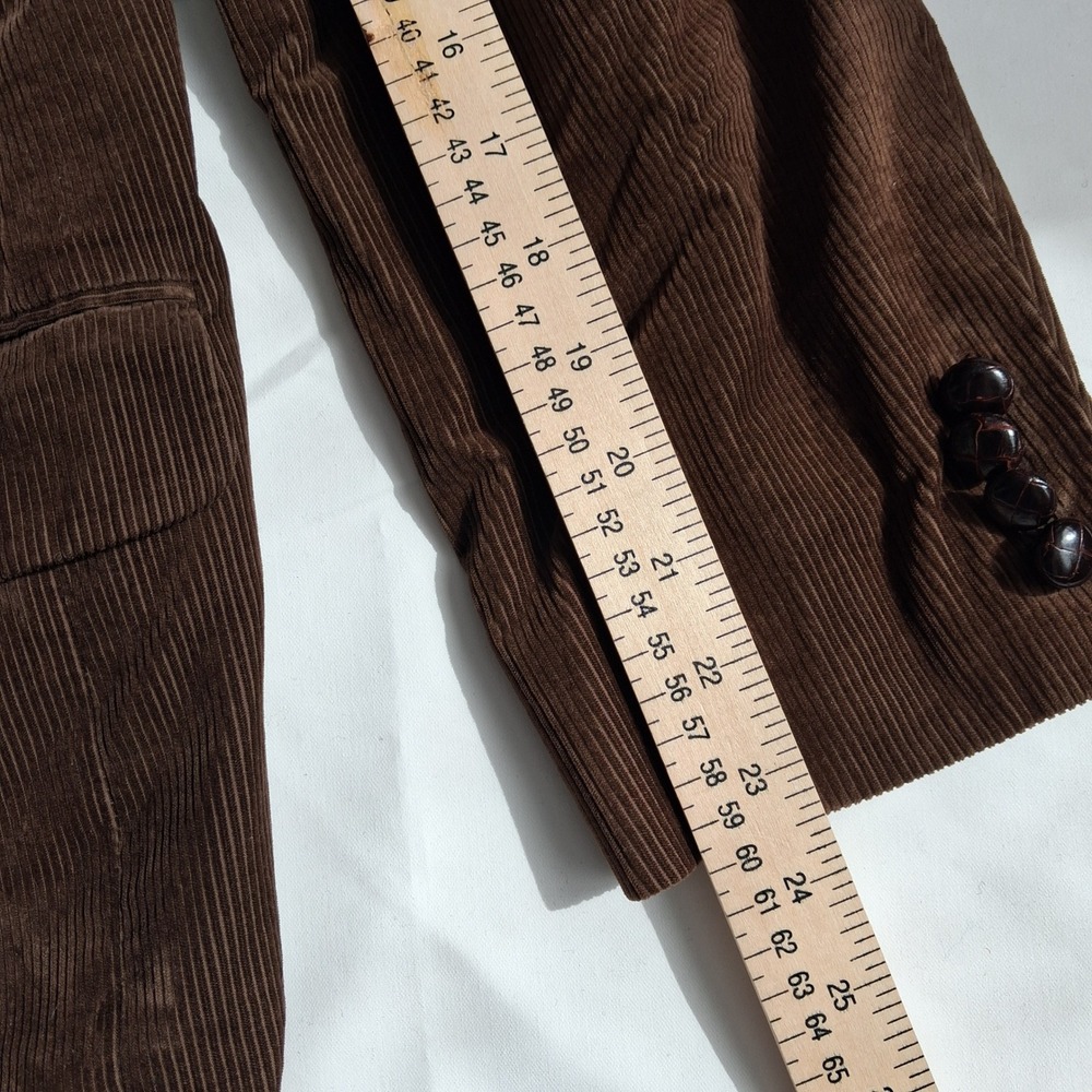 Brooks Brothers 1818 Madison Brown Corduroy Sport Coat Blazer 42R Mens 2 Button - Picture 4 of 10